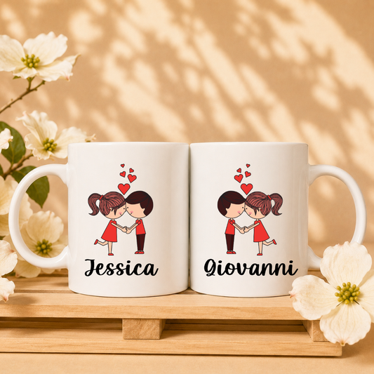 Set 2 Tazze Innamorati