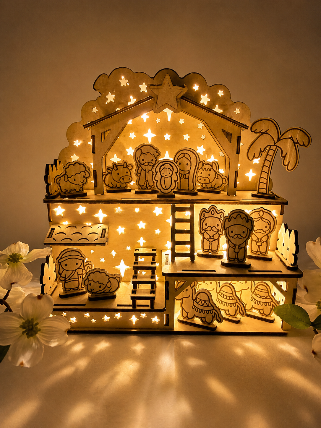Presepe in legno