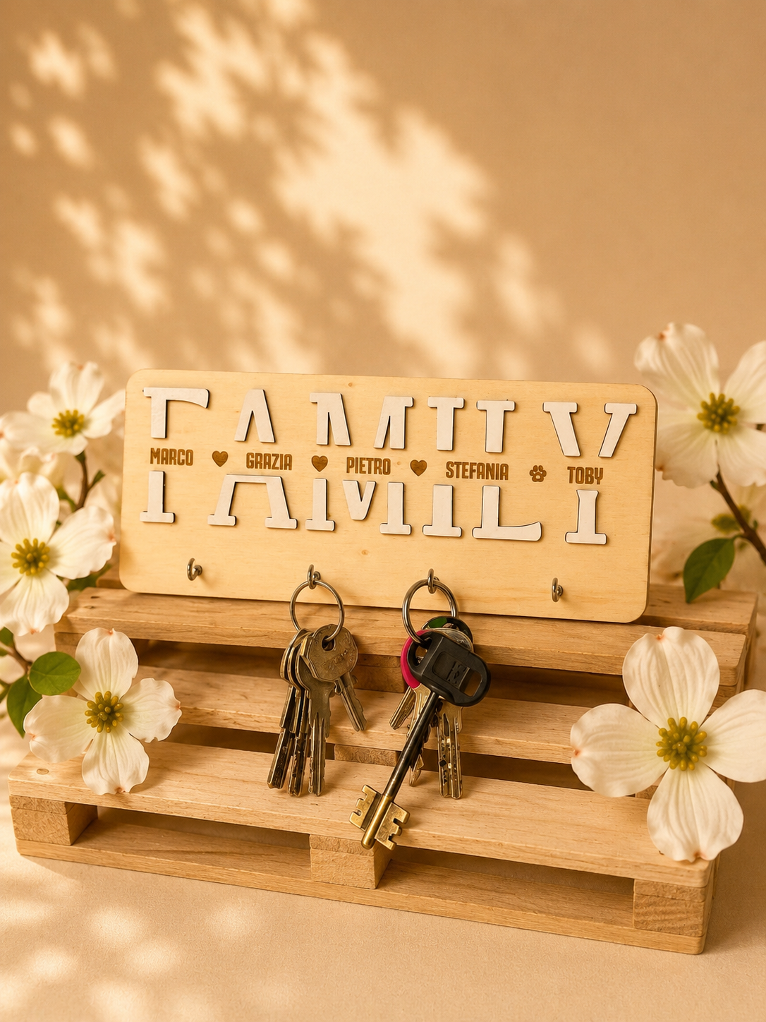 Targa Portachiavi Home/Family