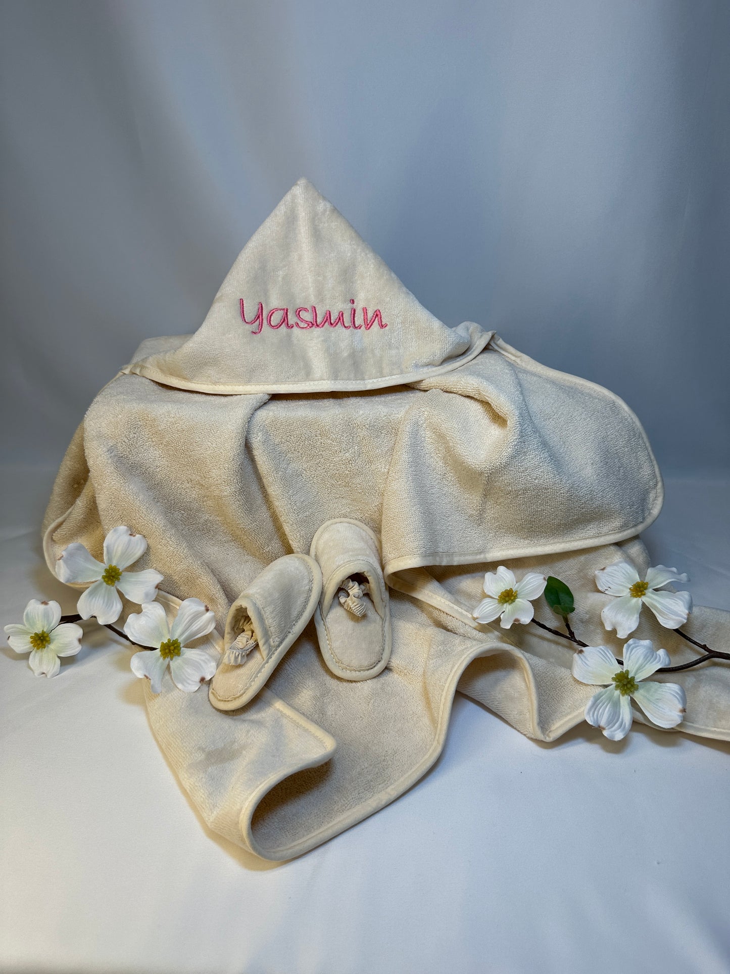 Accappatoio per bambini con ciabattine