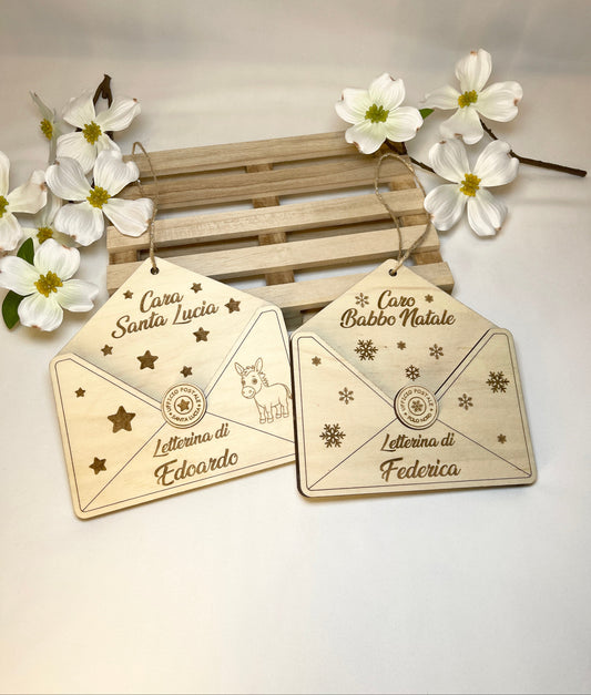 Porta Letterina Babbo Natale o Santa Lucia