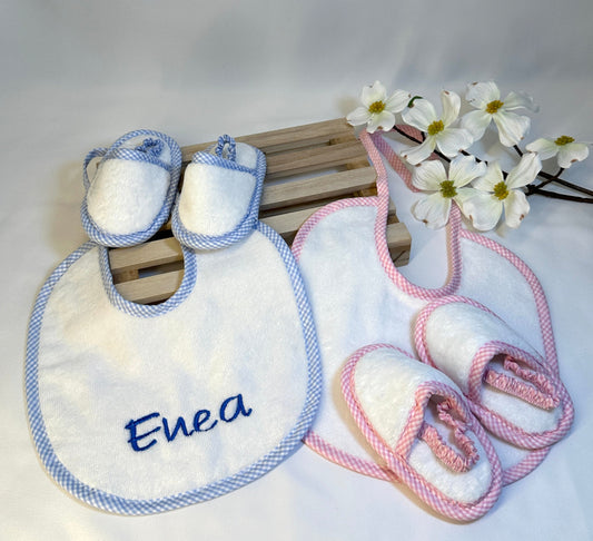 Set Bavaglino e Ciabattine