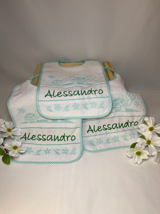 Bavaglia con tartarughe