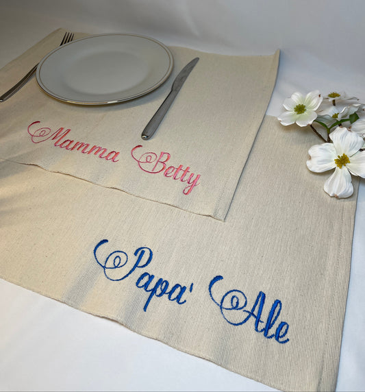 Tovaglietta ricamata