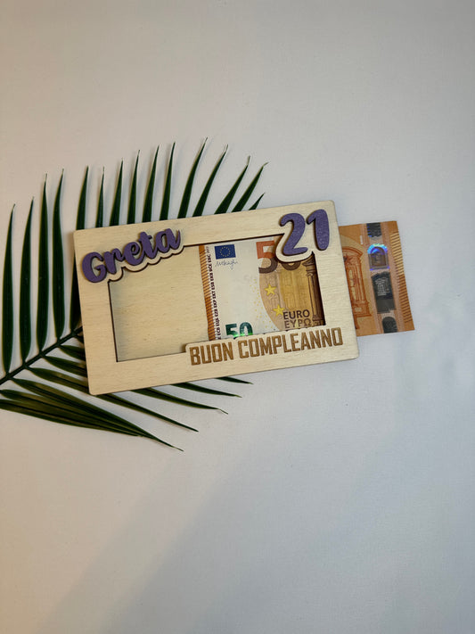 Portasoldi per Compleanno