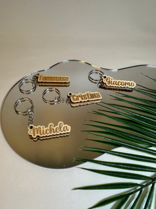 Portachiavi in legno