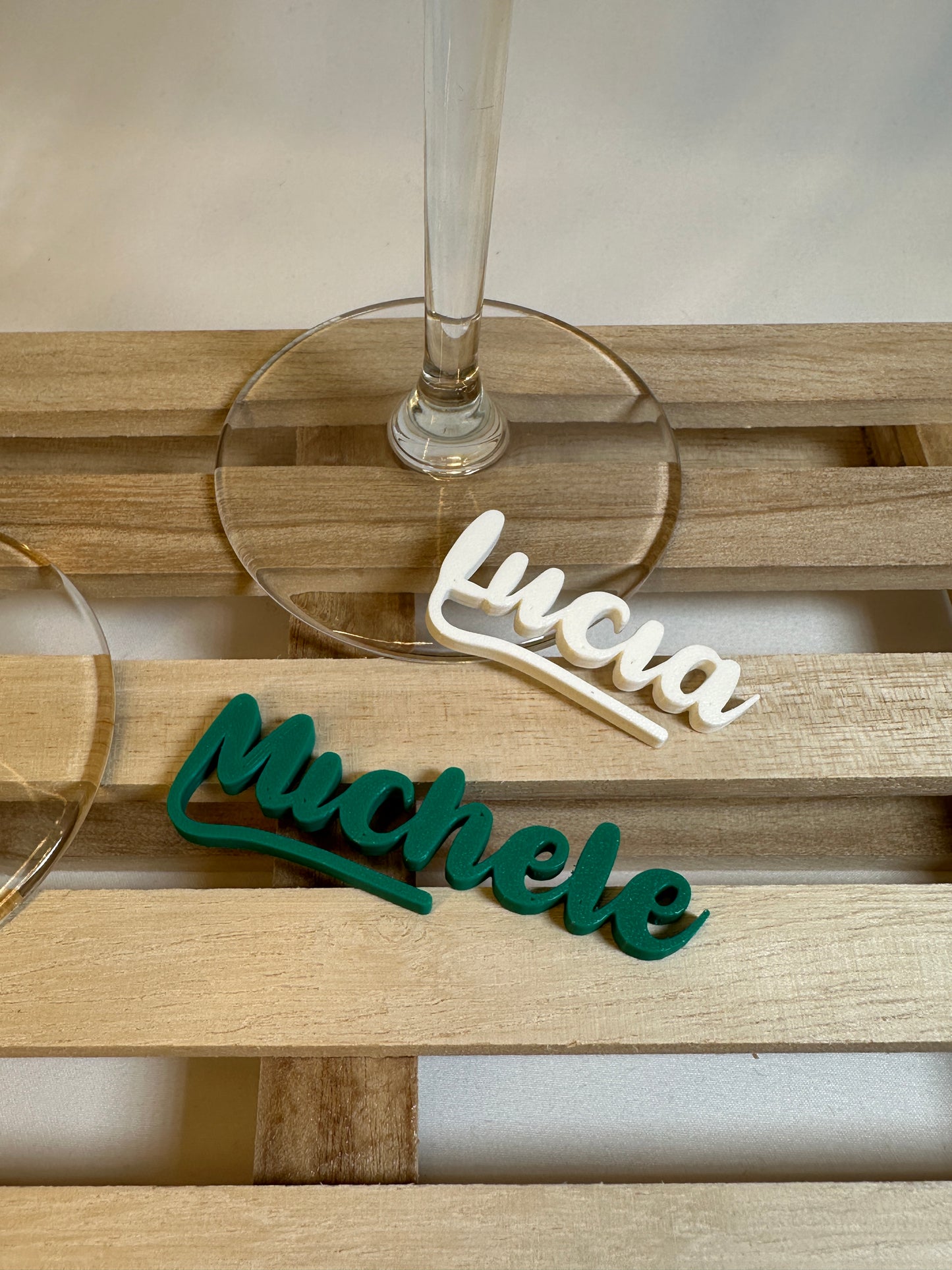Segnabicchieri personalizzati (Set da 5 pezzi)