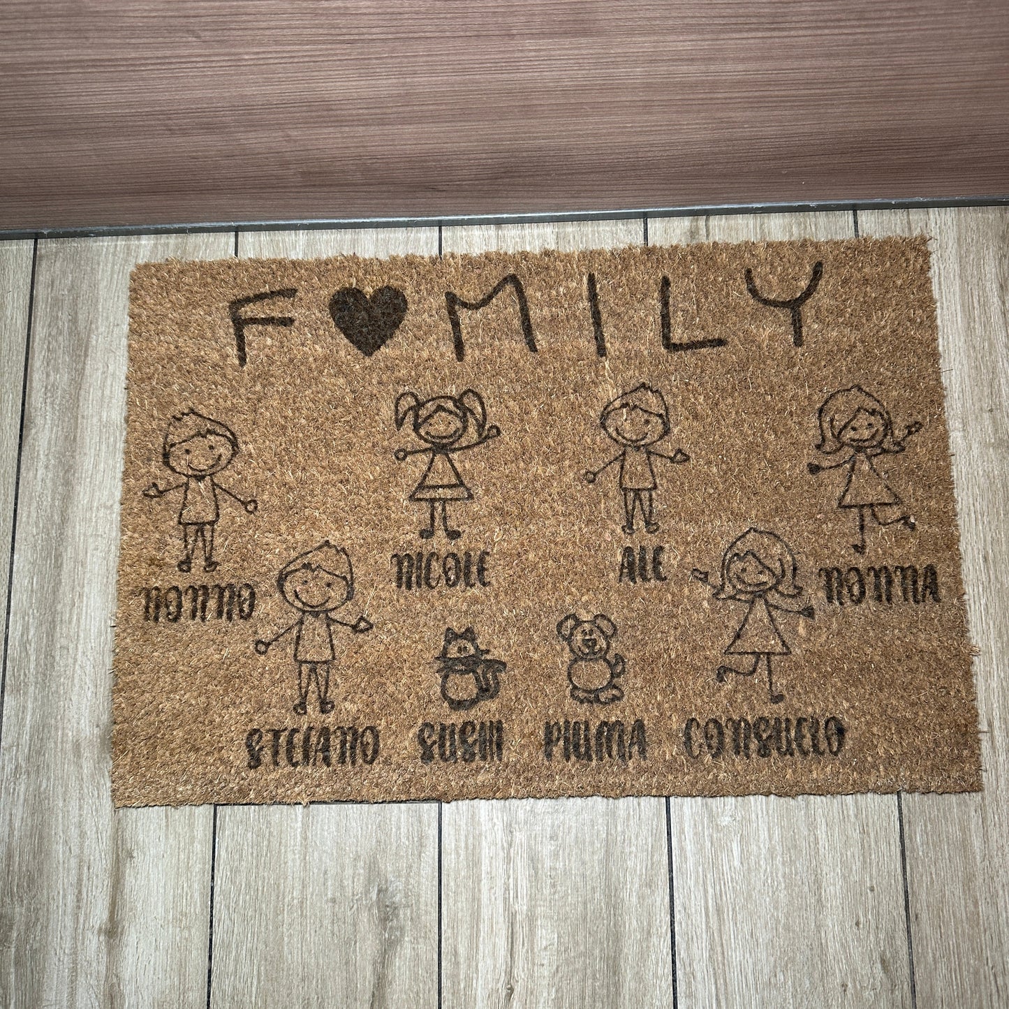 Zerbino personalizzato