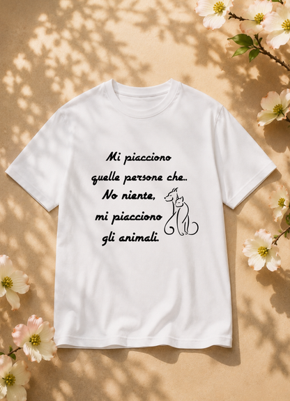 Maglietta Amante degli animali
