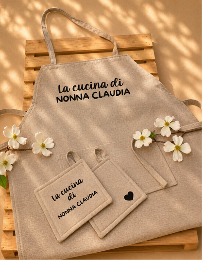 Set Grembiule e Presine Nonni