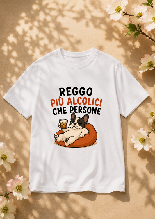 T-Shirt Reggo più alcolici che persone