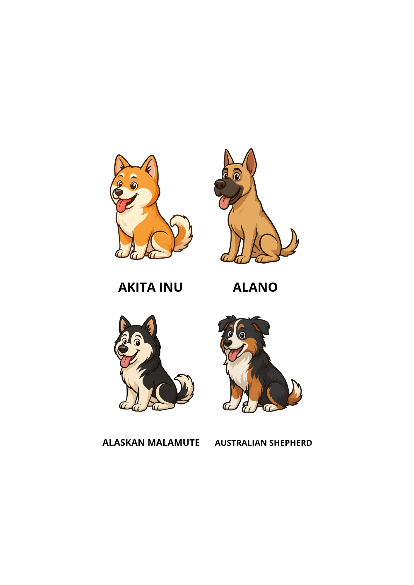 Cagnolini di Natale in legno