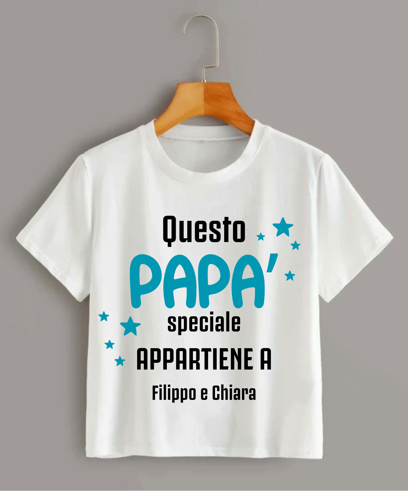 Maglietta Questo Papà speciale appartiene a..
