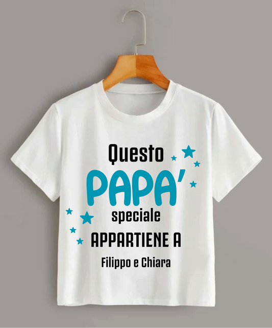 Maglietta Questo Papà speciale appartiene a..