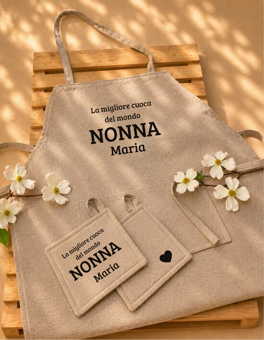 Set Grembiule e Presine Nonni