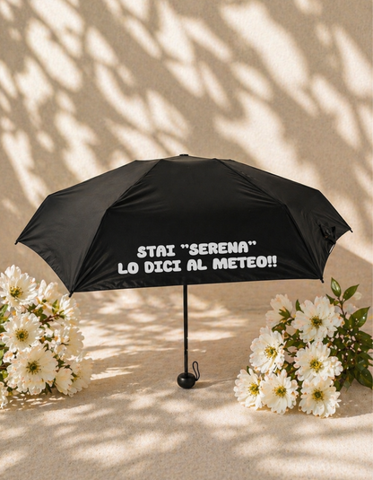 Ombrello con frase personalizzata