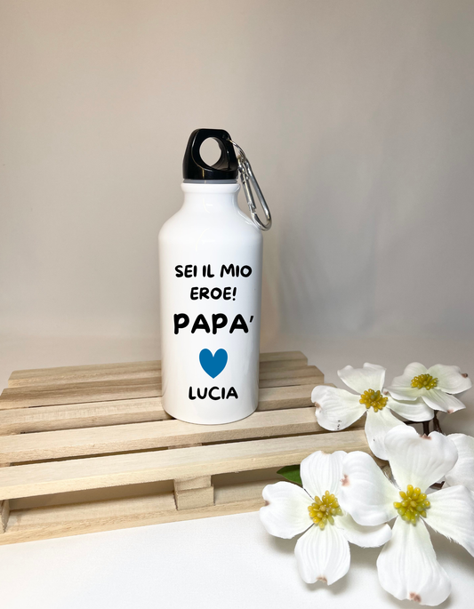 Borraccia Sei il mio eroe papà