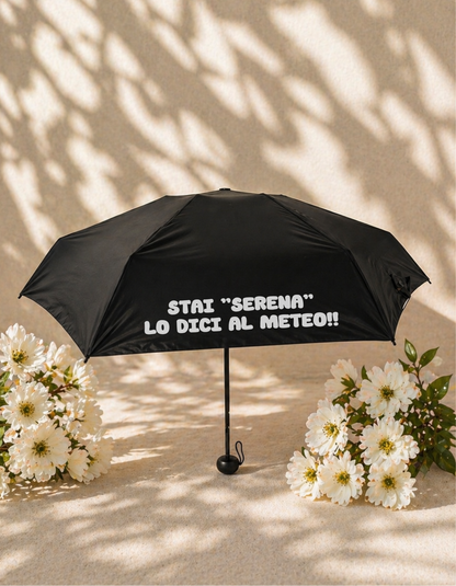 Ombrello con frase personalizzata