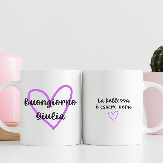 Tazza Buongiorno motivazionale