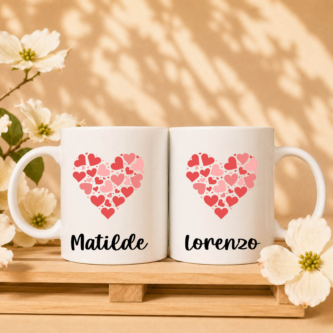 Set 2 Tazze Innamorati