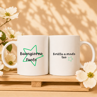 Tazza Buongiorno motivazionale