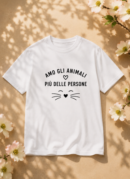 Maglietta Amante degli animali