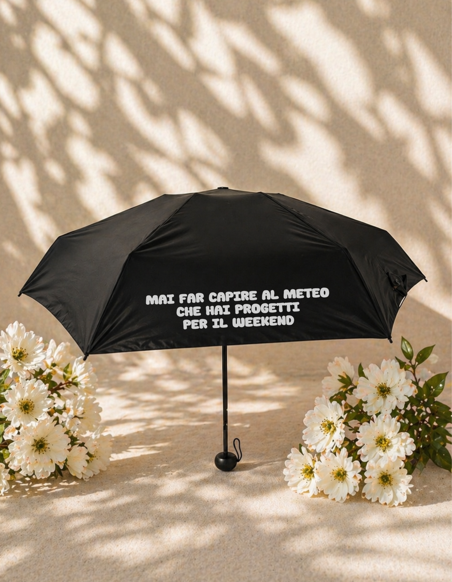 Ombrello con frase personalizzata