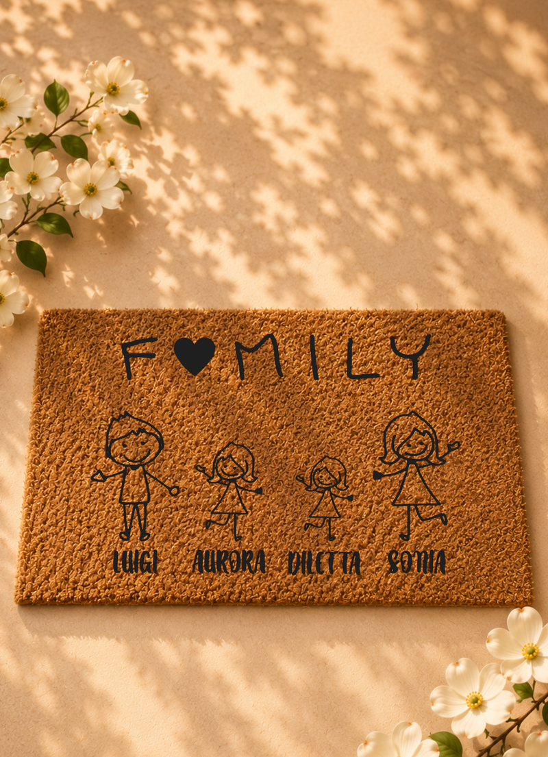 Zerbino personalizzato Family