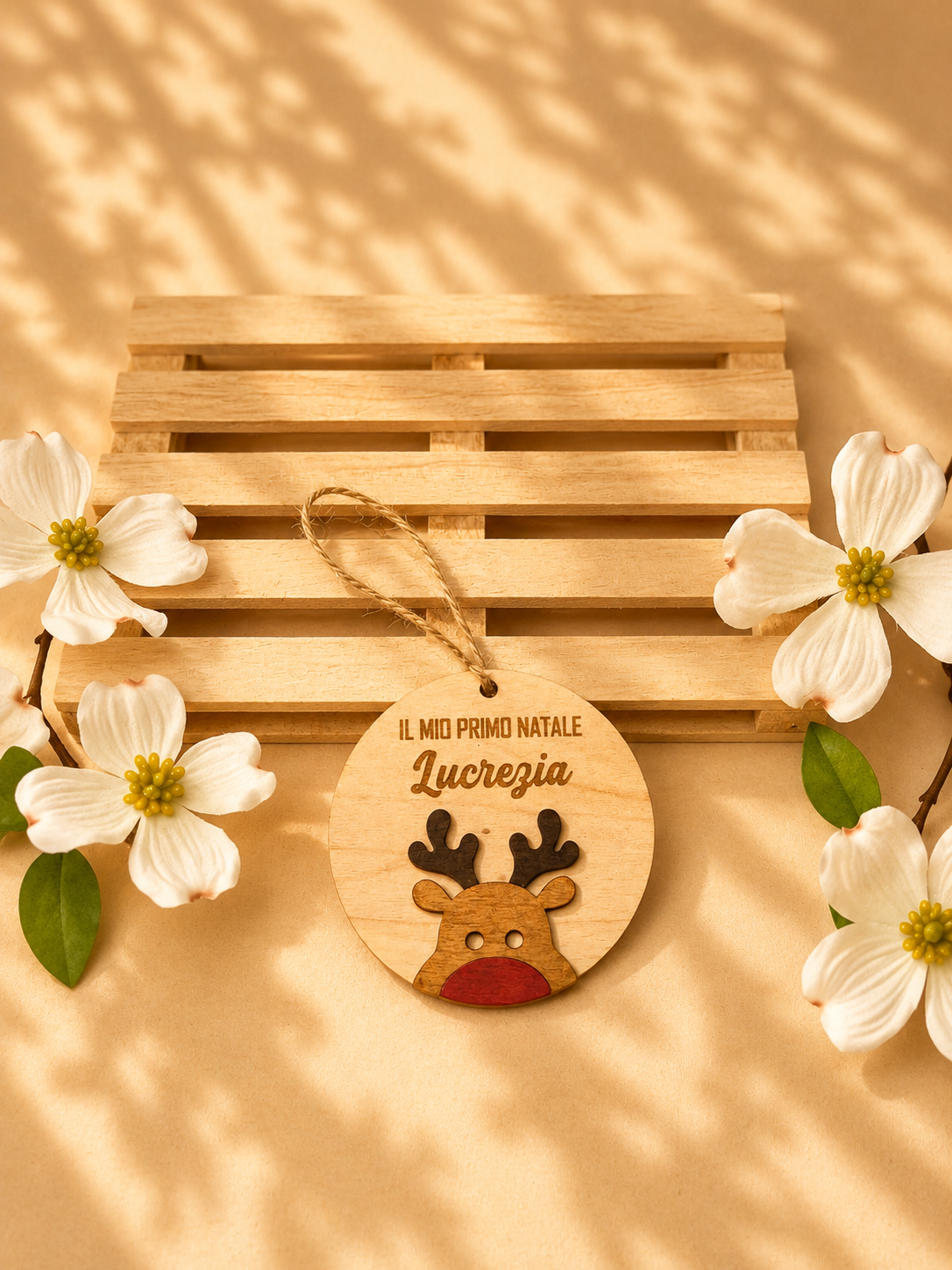 Addobbo di Natale in Legno
