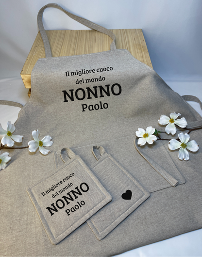 Set Grembiule e Presine Nonni