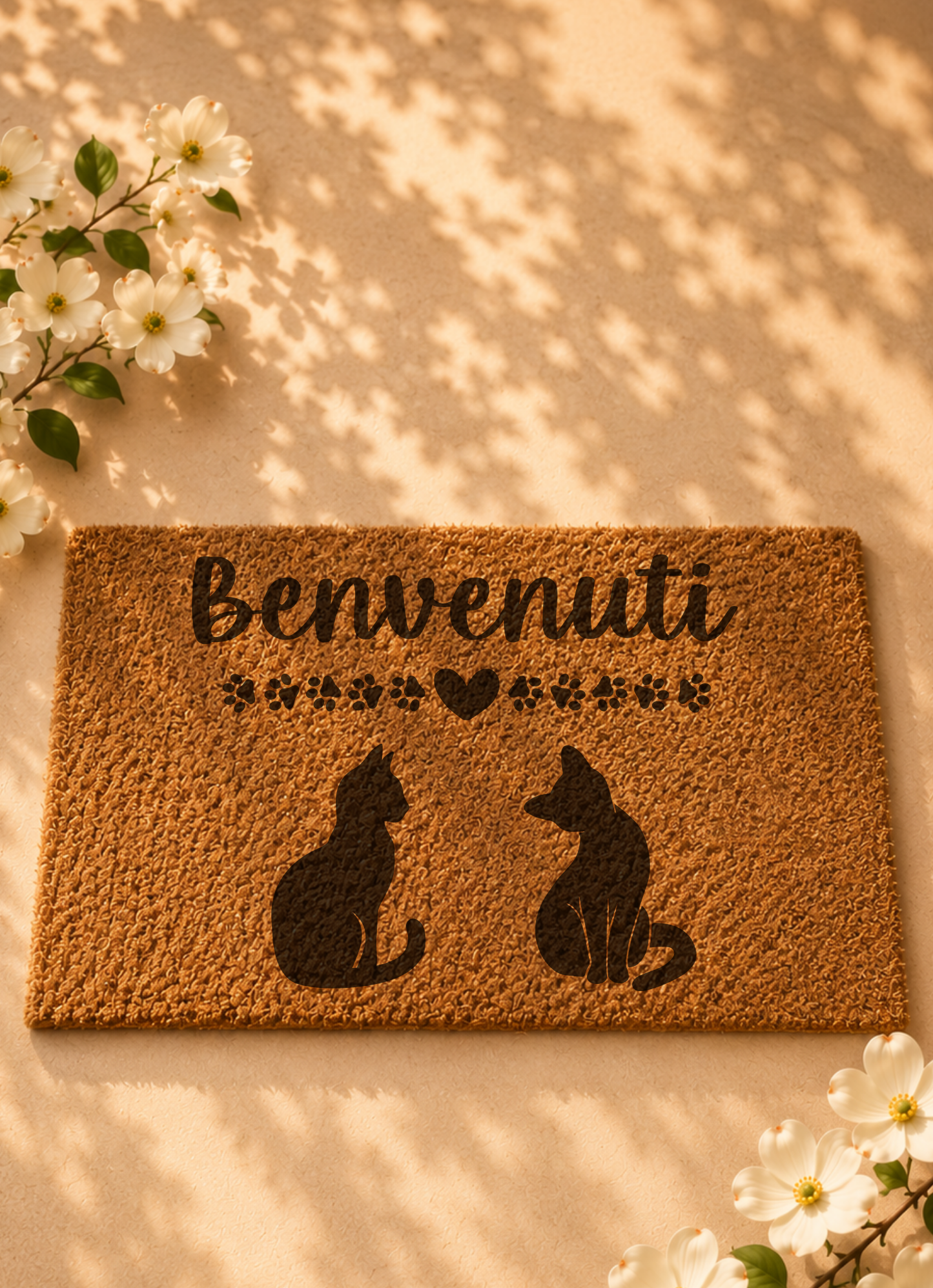 Zerbino Benvenuti con gattini