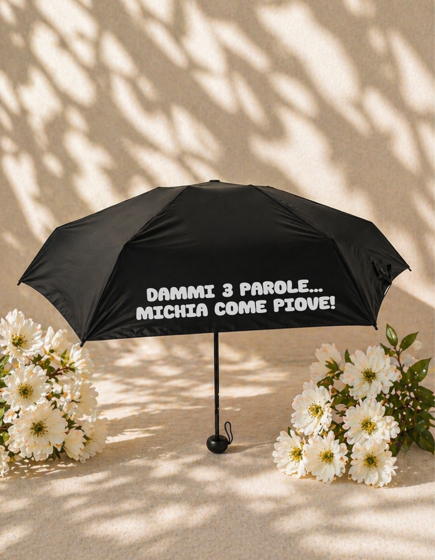 Ombrello con frase personalizzata