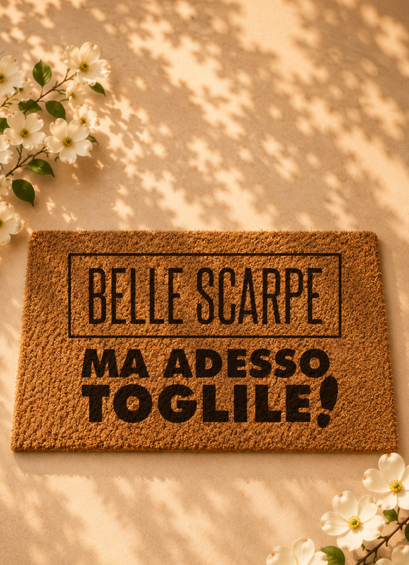 Zerbino Belle Scarpe ma adesso toglile!