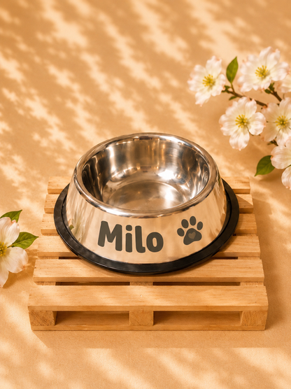 Ciotola con nome per cani e gatti