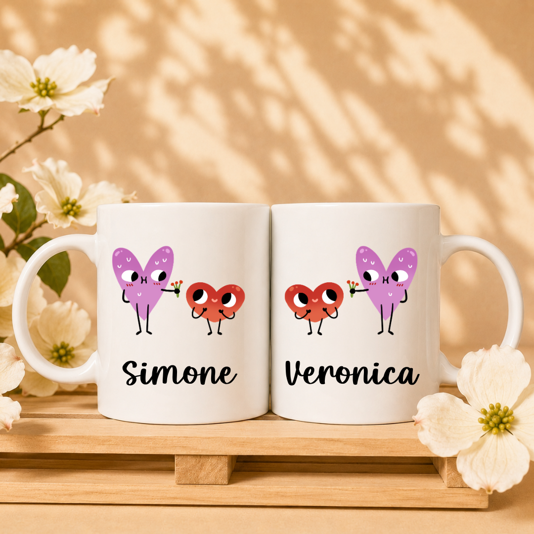Set 2 Tazze Innamorati