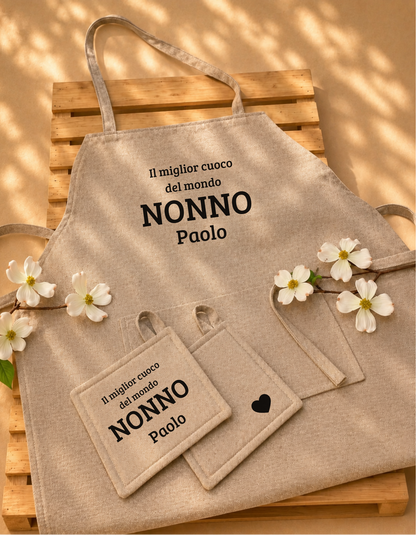 Set Grembiule e Presine Nonni
