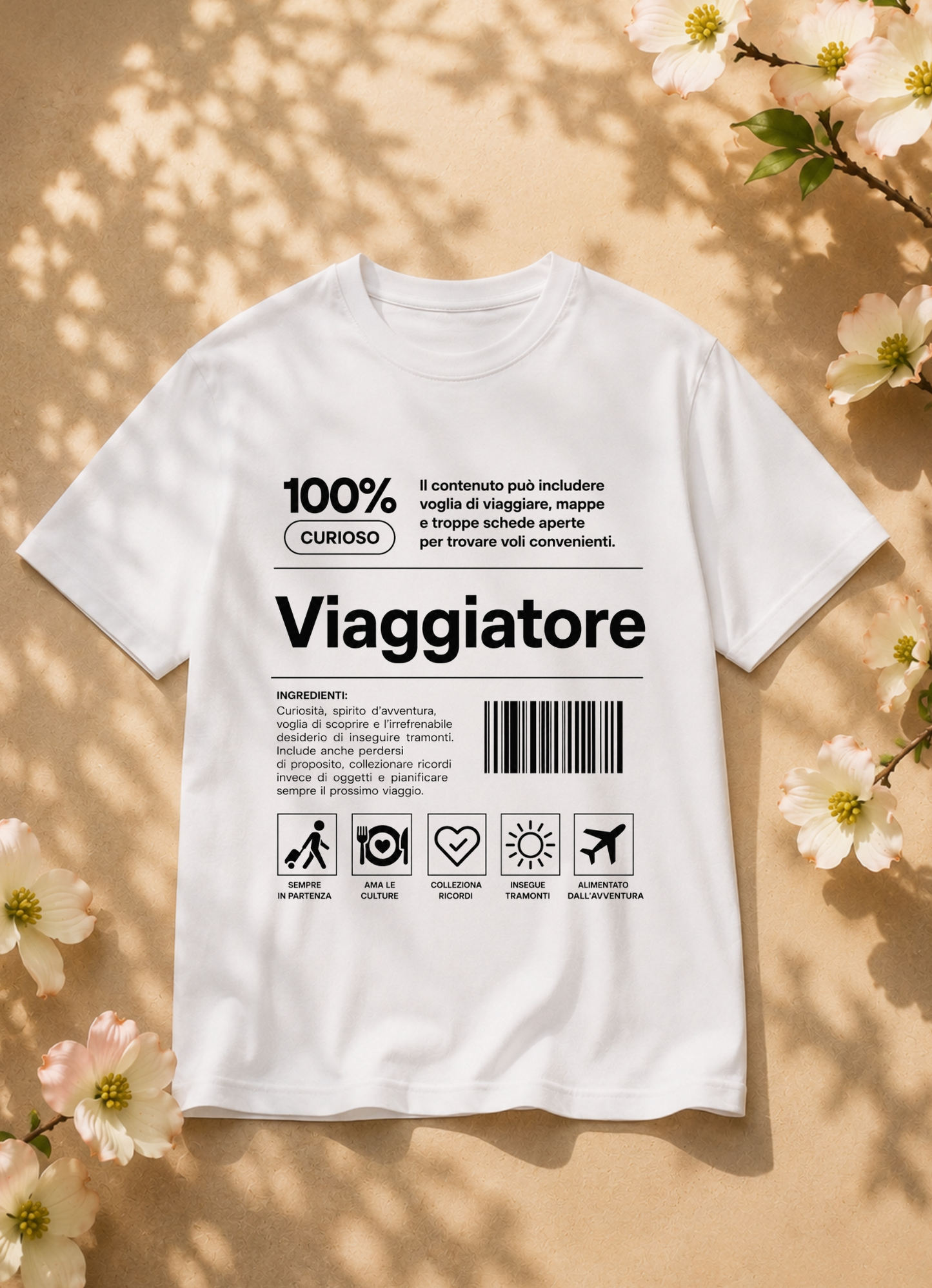 Maglietta Tema Viaggio