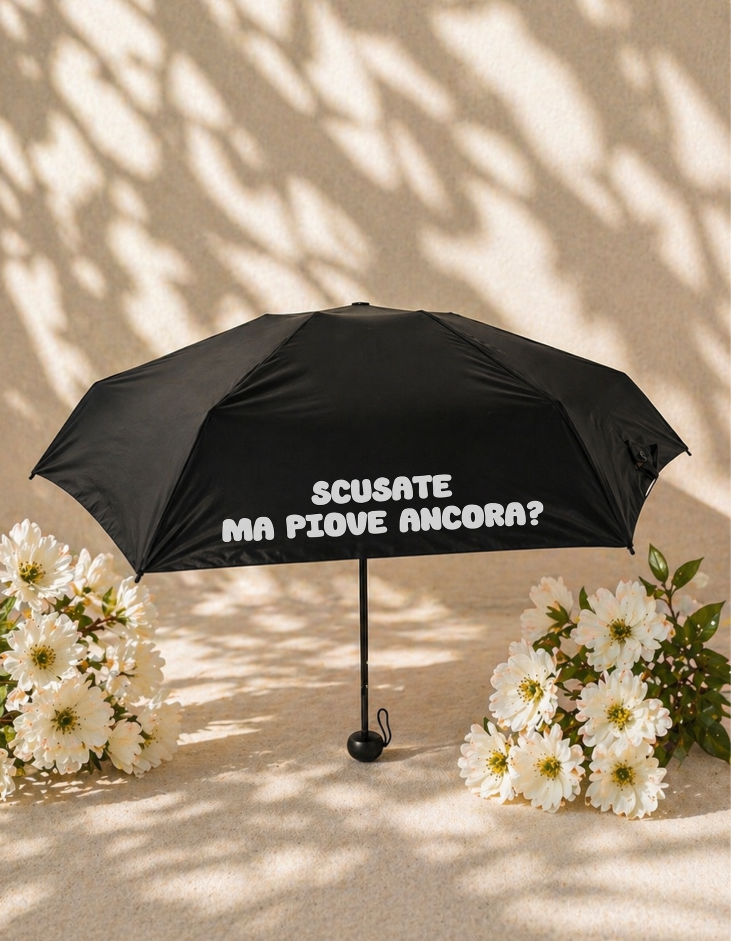 Ombrello con frase personalizzata
