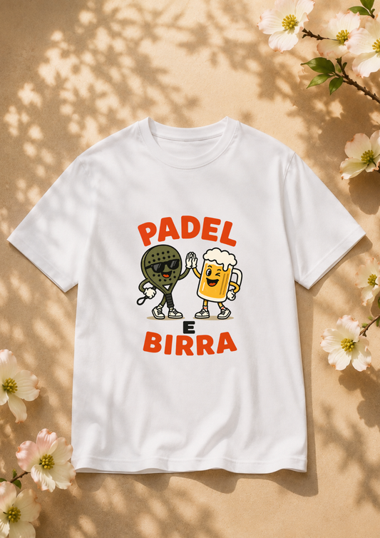 T-Shirt Padel e Birra