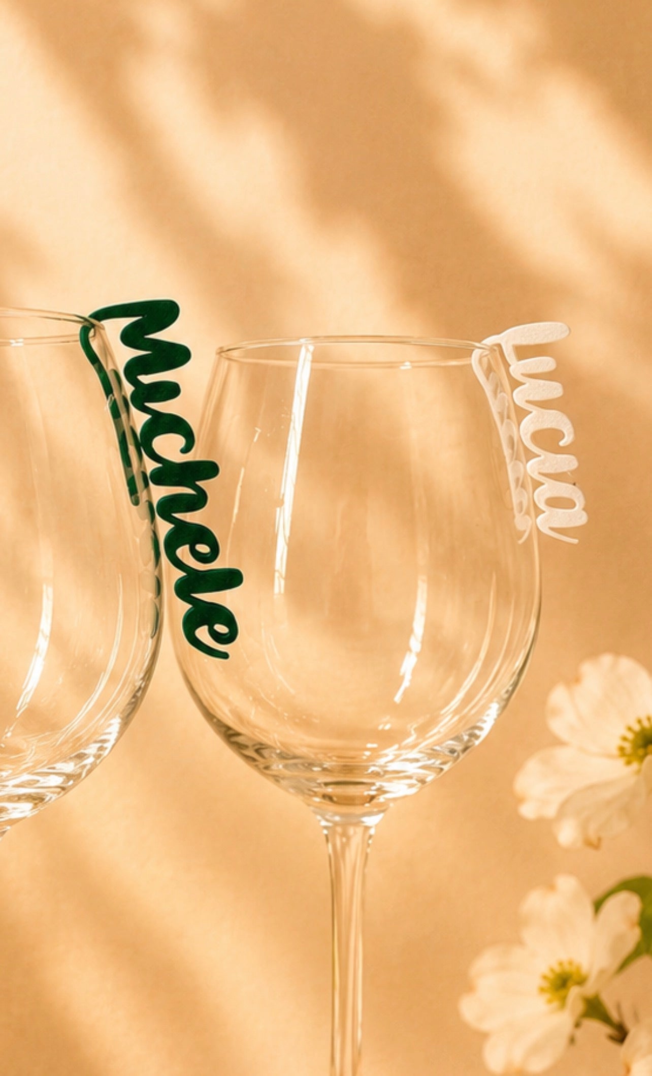 Set 2 Segnabicchieri personalizzati
