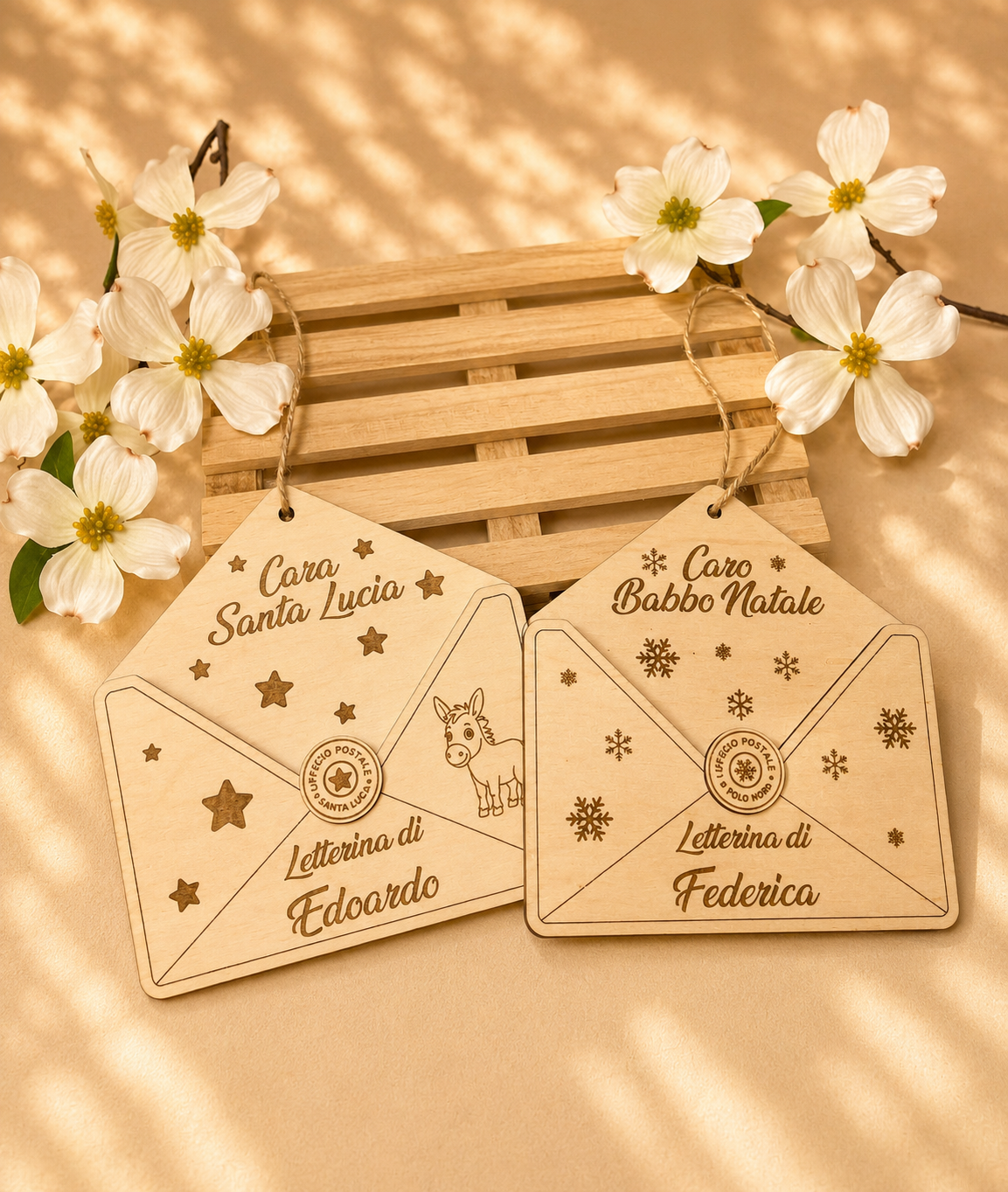 Porta Letterina Babbo Natale o Santa Lucia