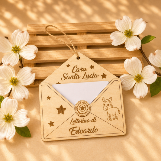 Porta Letterina Babbo Natale o Santa Lucia