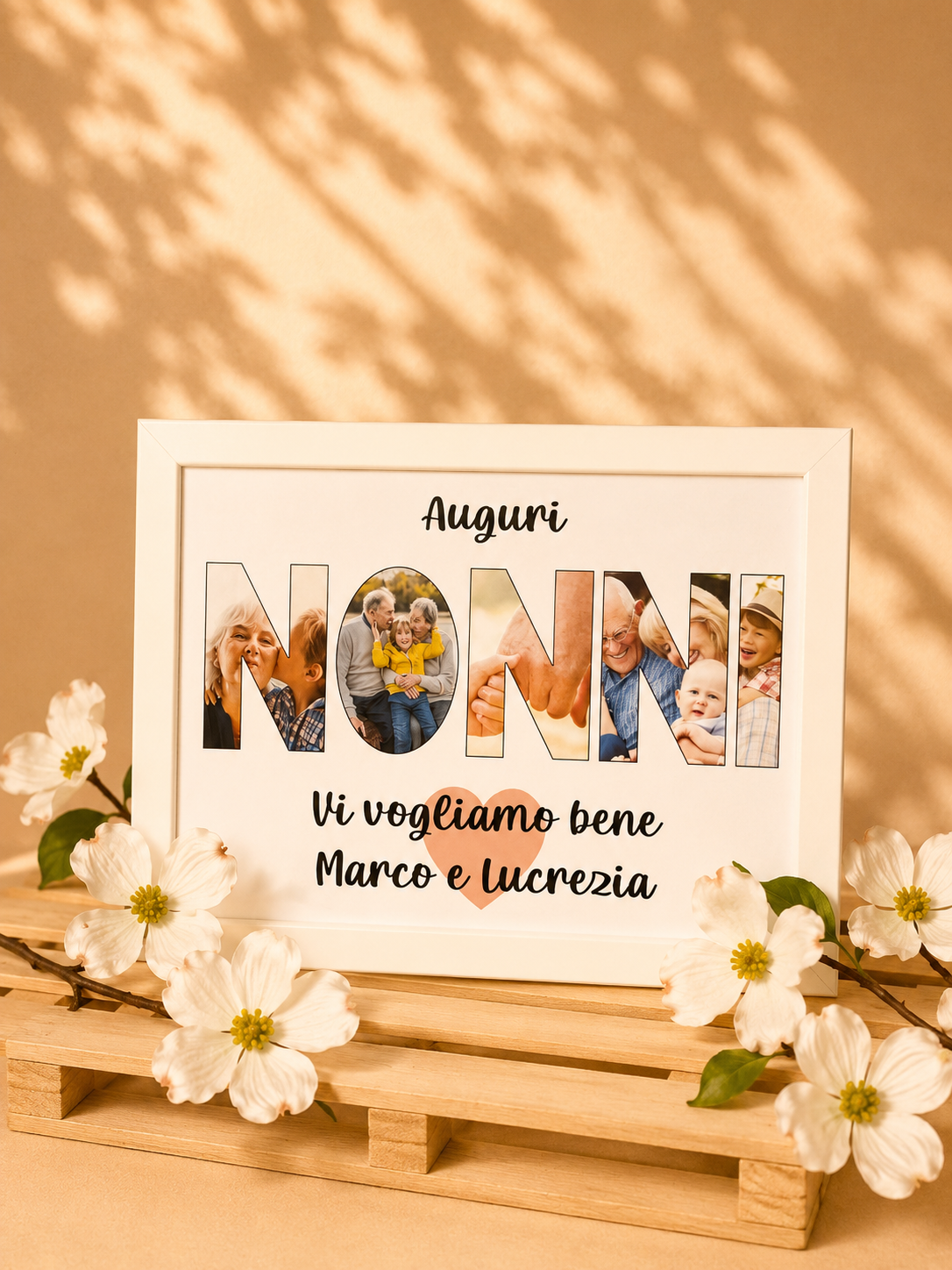 Quadretto Auguri Nonni