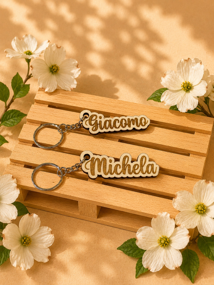 Portachiavi in legno