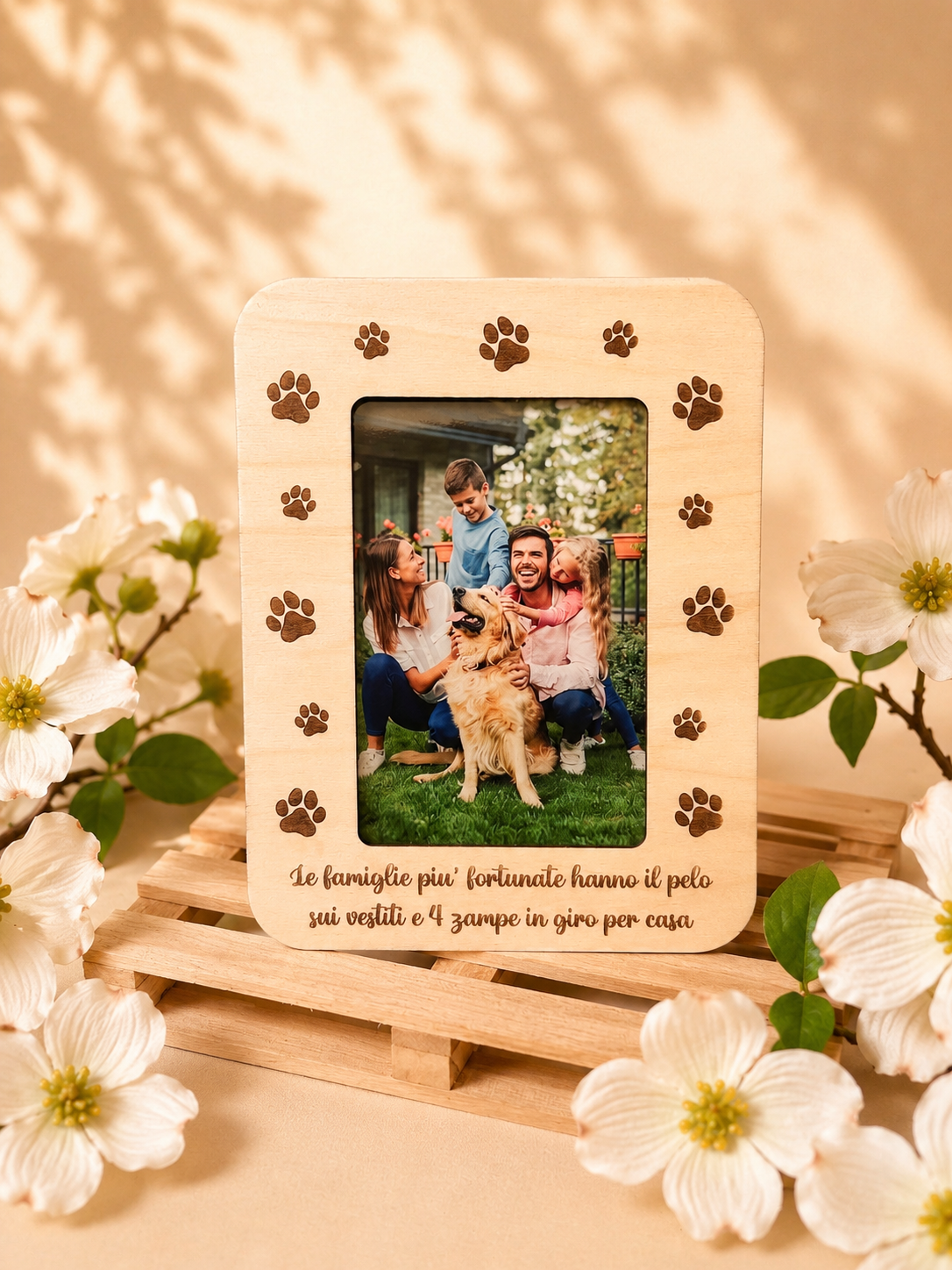 Cornice Famiglia a 4 Zampe