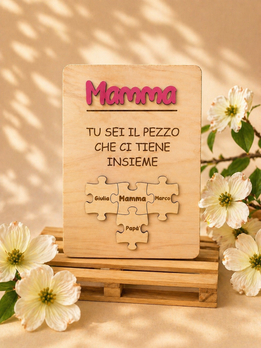 Puzzle della famiglia personalizzato