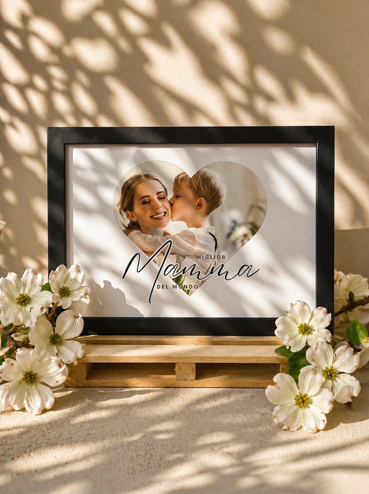 Quadretto Mamma con cuore