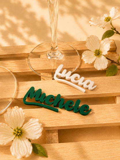 Set 2 Segnabicchieri personalizzati