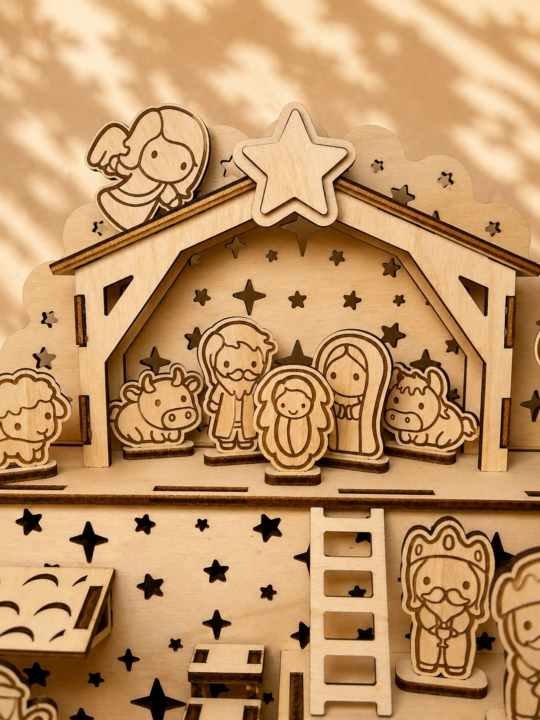 Presepe in legno