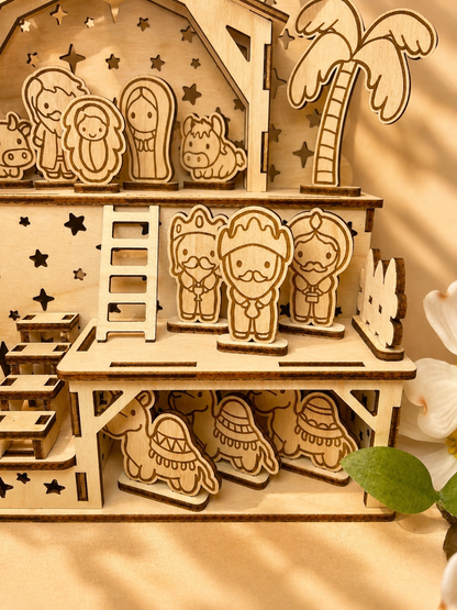Presepe in legno